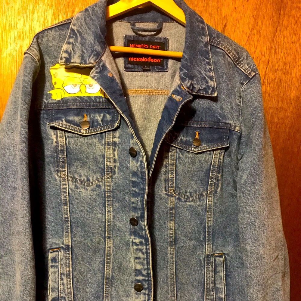 Members only X Nickelodeon Jean jacket